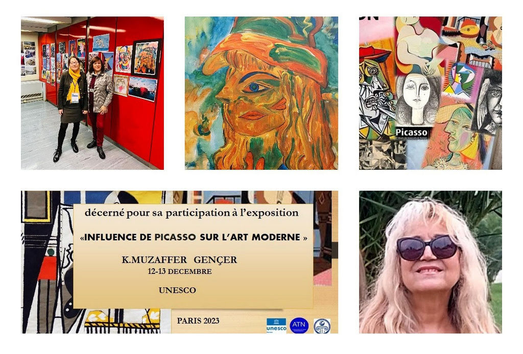 K. Muzaffer Gençer  Eseri Picasso Anısına Unesco Paris’te