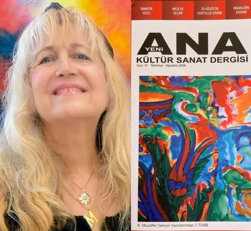 K. Muzaffer Gençer Eserleri Yeni Ana Kültür Sanat Dergisi’nde