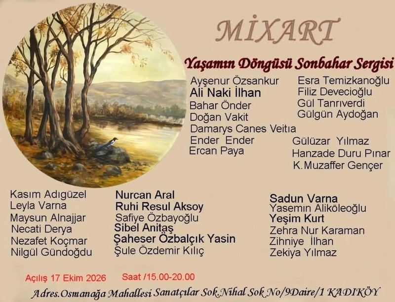 “Yaşamın Döngüsü Sonbahar” Sergisi Açıldı